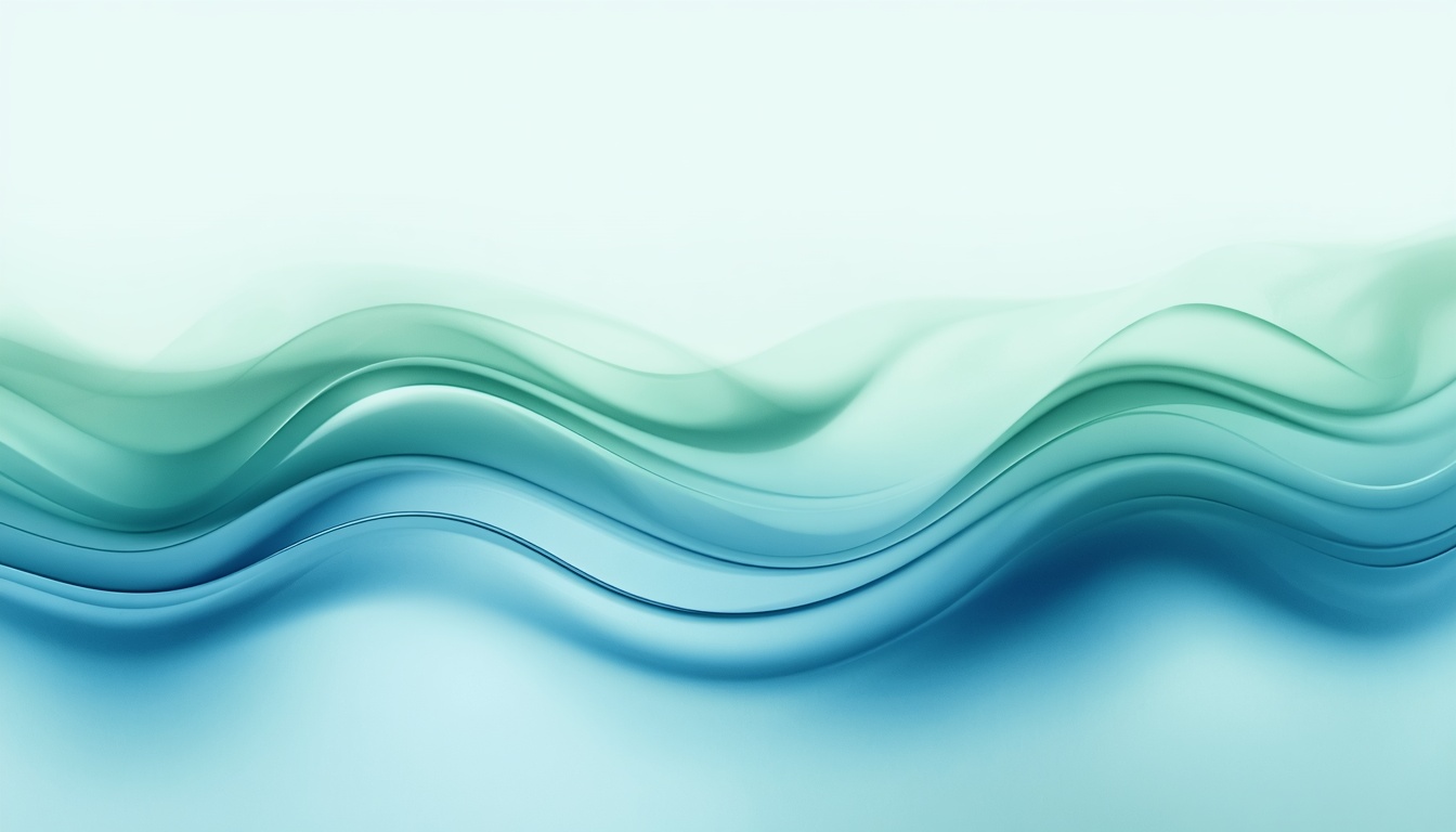 Abstract fluid gradient representing calm water awareness rhythm
